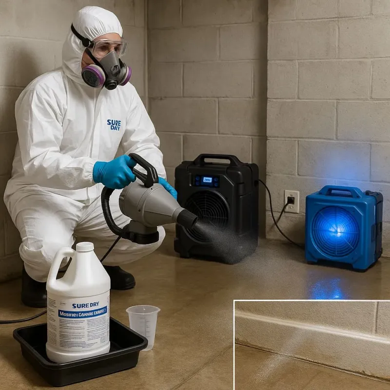 Sanitization and Odor Removal process in Winton, NC