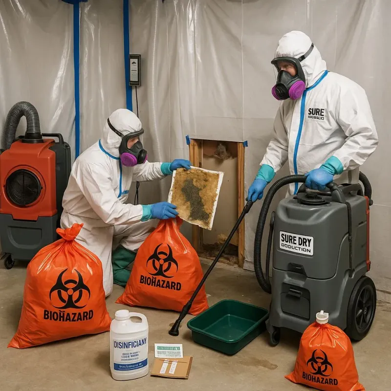 Contaminated Water Handling Protocols process in Winton, NC